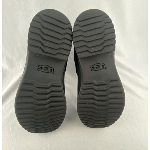 UGG Lorna Boots Womens 5.5 Black Leather Shearling Lined Waterproof - Picture 11 of 13